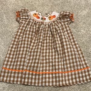 Thanksgiving Smocked Dress